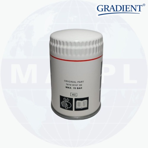 Atlas Copco Oil Filter 1614874700 - Height: 16  Centimeter (Cm)