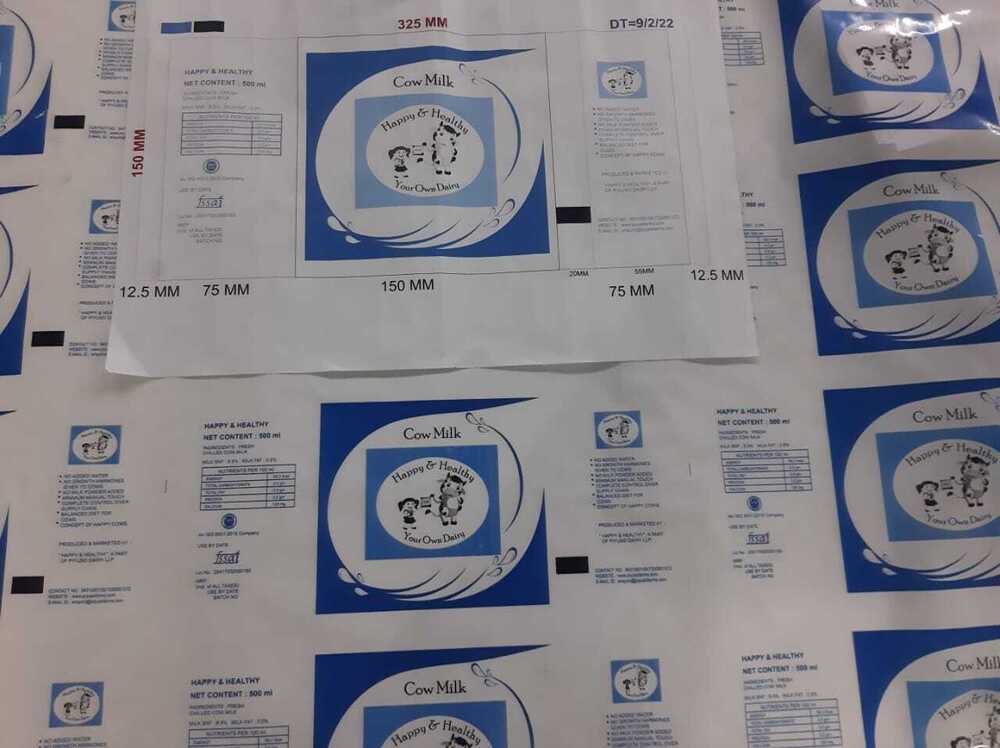 Printed Milk Packing Film