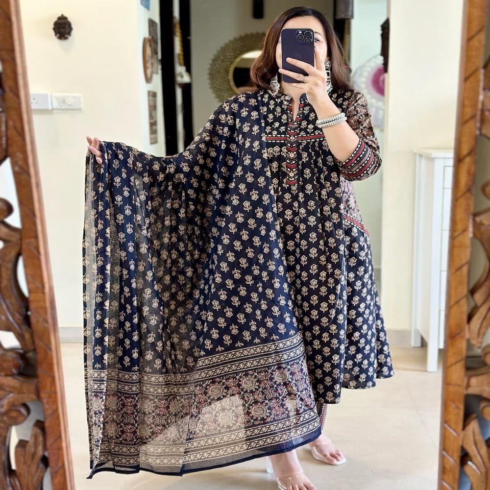 Latest Jaipur Print 3pc Cotton Collection