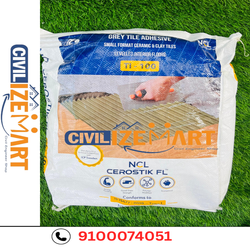 Ceramic Tile Adhesive - Ncl - Color: Grey