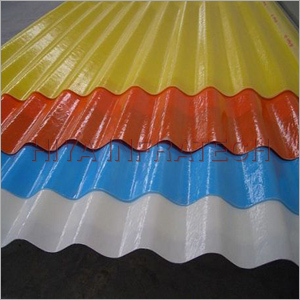 एफआरपी रंग नालीदार शीट