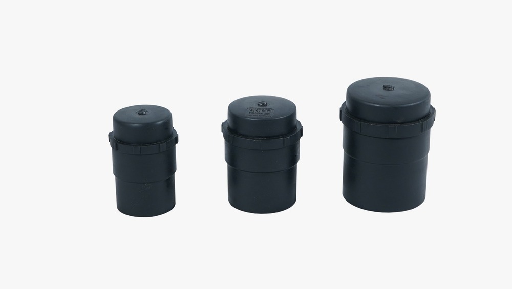 63MM,75MM, 90MM, 110MM C & KP TYPE BLACK END CAP