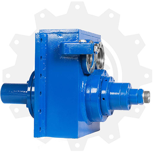 SMS FT1- Compact OMS Double Motor Rotary Head Gearbox