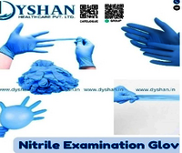 Cobalt Blue Nitrile Disposable Examination Gloves
