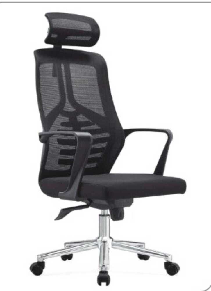 High Back Mesh Office Chair - Color: Black