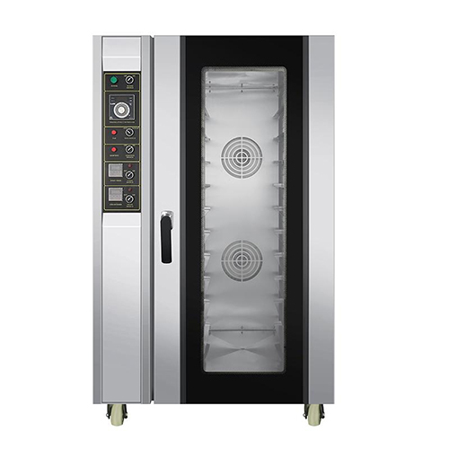 10 Trays Electric Convection Oven - Color: Silver
