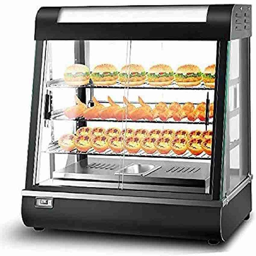 BLACK FOOD WARMER 2FT