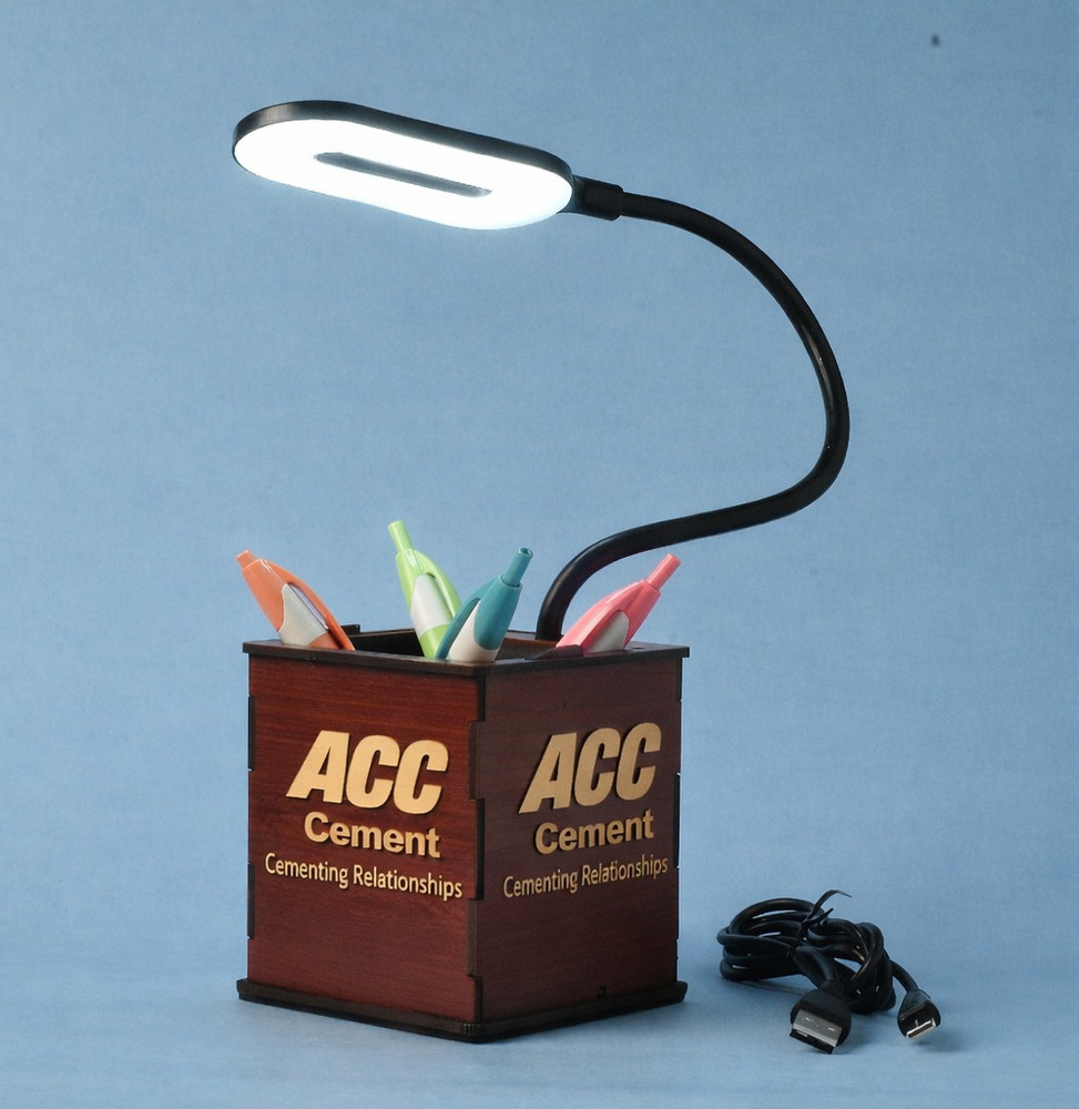 Printed Rechareable Desk Lamp - Light Source: Energy Saving