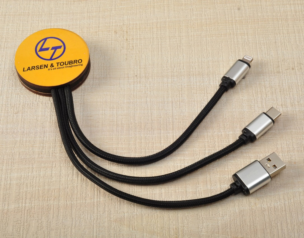 Double Digital Point Charging Cable