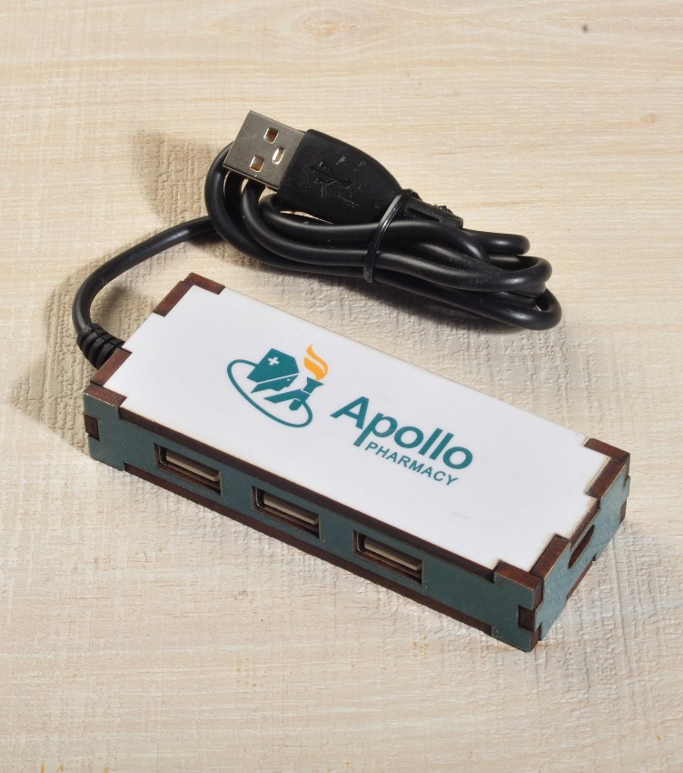 Wooden Usb Hub - Application: Suitable For Desktops