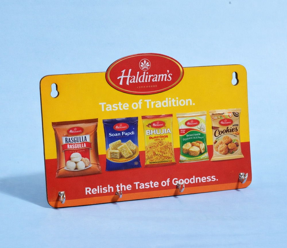 Printed Wooden Key Holder