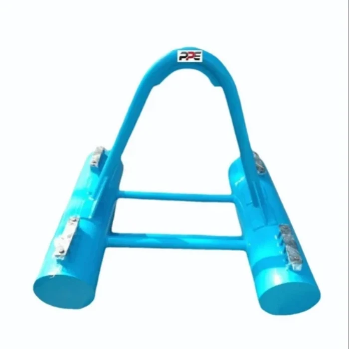 Ms Pipe Roller Cradles - Color: Blue