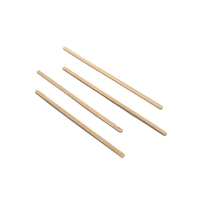 Custom Bamboo Coffee Stirrers - Natural Bamboo, 140mm, Polished Splinter-Free | Biodegradable, Heat & Moisture Resistant, Logo Customizable