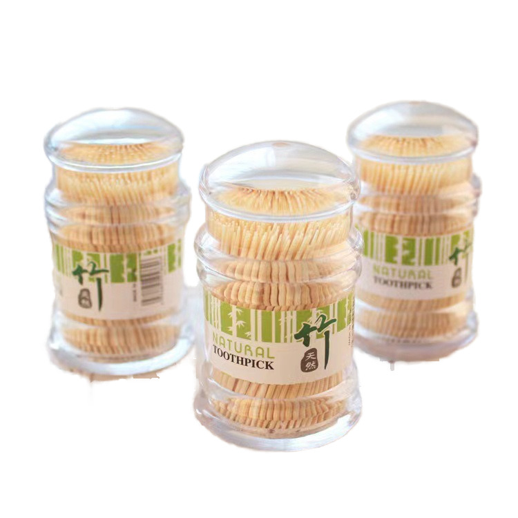 Custom Bamboo Wooden Mini Flavored Toothpicks 65mm