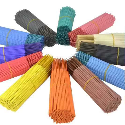 Wood & Bamboo Colored Religious Incense Sticks