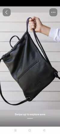 Black String Bag