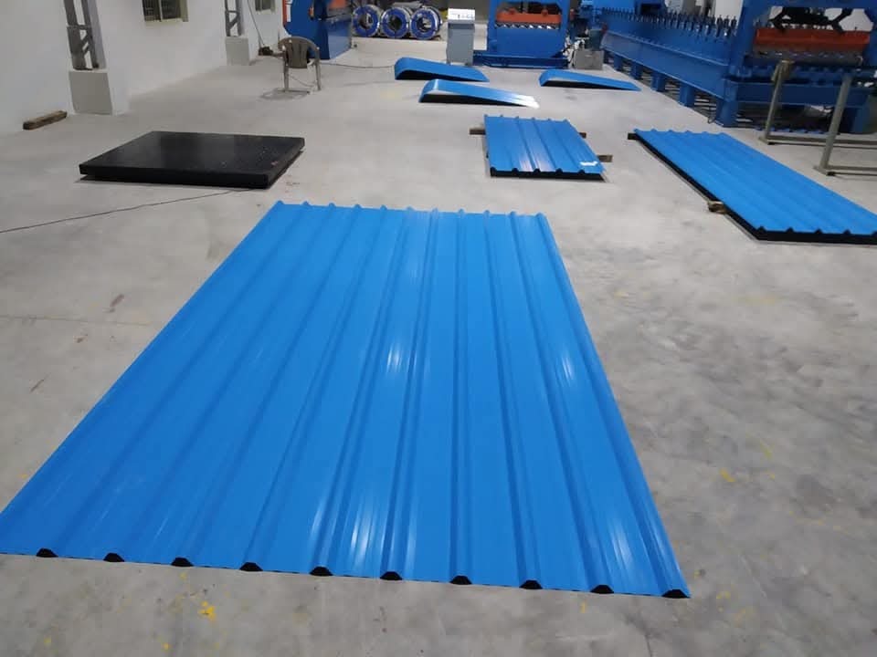 Blue Color Coated Roofing Sheets