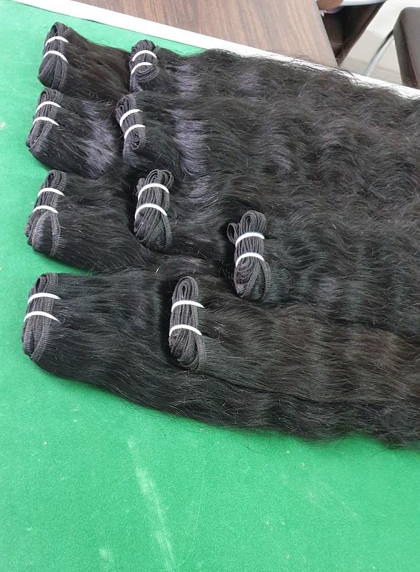 Natural Wavy Hair Bundles Human Hair Weaves Sew In Weft Extensions