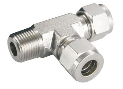 Steel Tee - Steel, 1/2 to 48 Inch, Metallic Gray, ASTM/ASME A234 WPB, Butt Weld/Socket Weld/Threaded