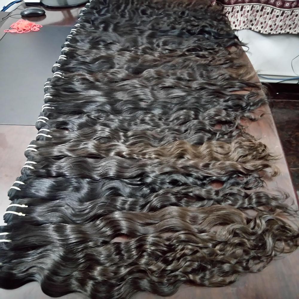 Vendor Weft Human Hair Extensions Weaves Sewn In Bundles 20inch