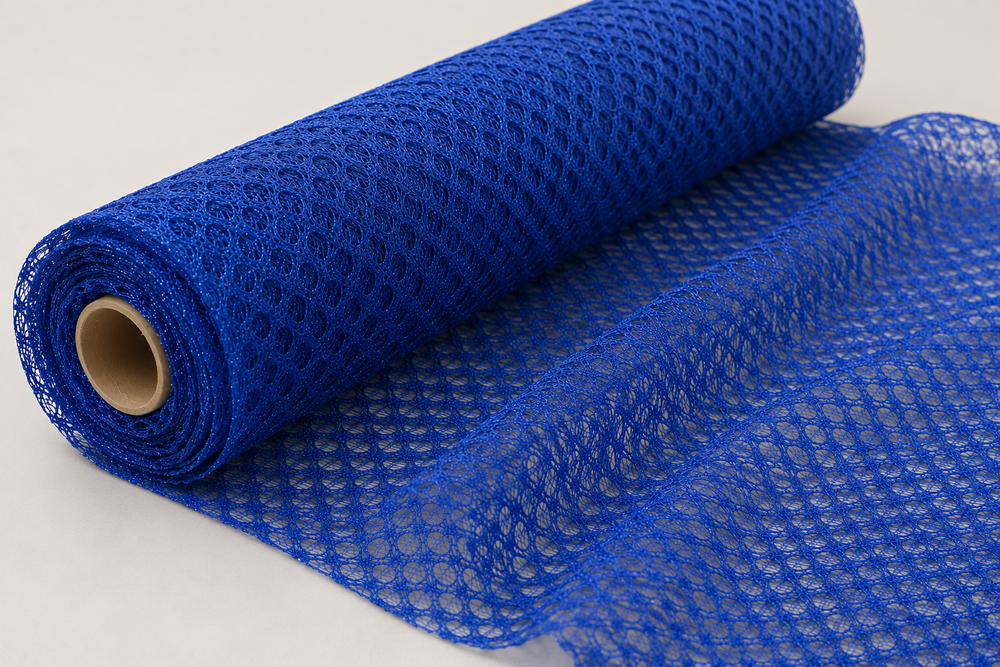 Fancy Feather Net Blue - Application Areas: Dress Material