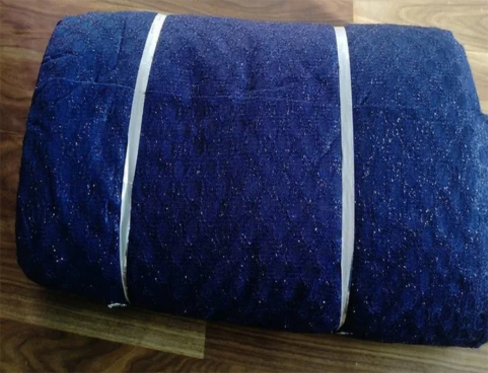 Fancy Feather Net Blue - Application: Dress Material