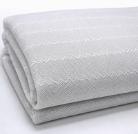 Zig Zag Mosquito Net Fabric - Color: White