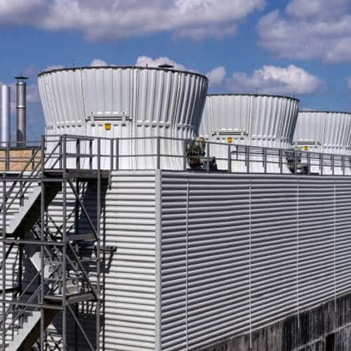 Induced Draft Cooling Towers - Color: Grey