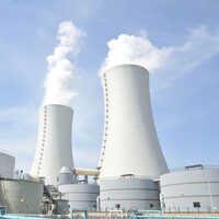 Natural Draft Cooling Towers - Color: Grey