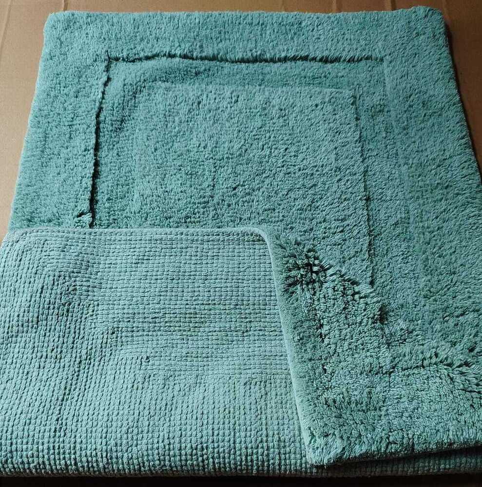 Cotton Bath Rug - Granite Green