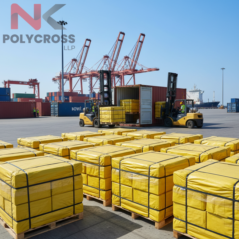 Cross Laminated Tarpaulin Export