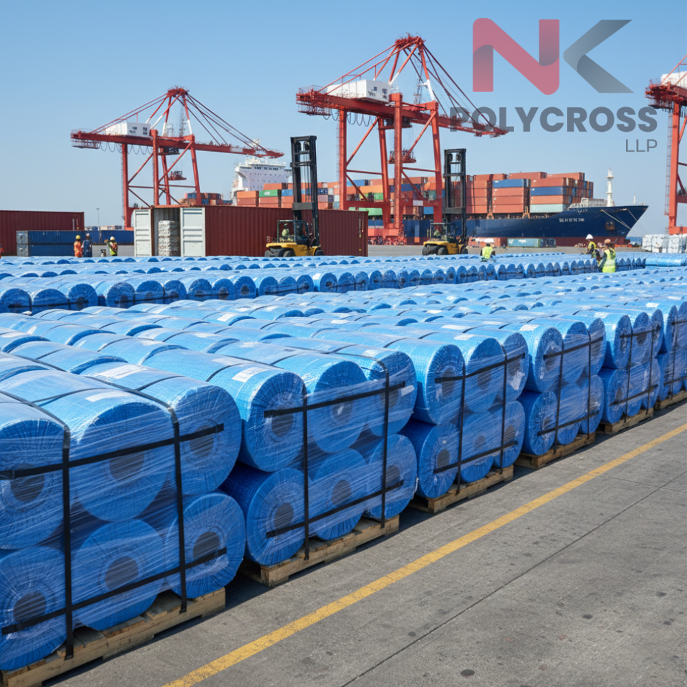 Cross Laminated Tarpaulin Export