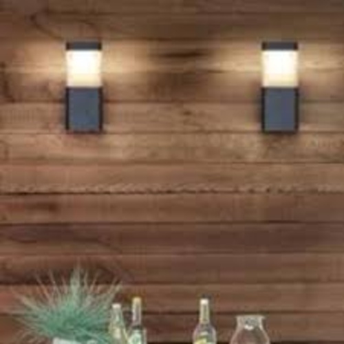 58172 PHILIPS Blade Wall Lantern Black9W