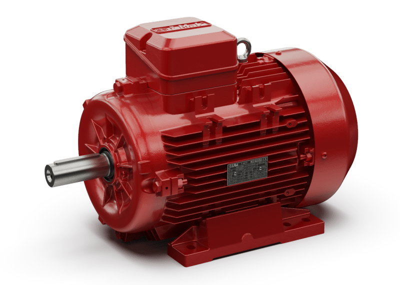 Three Phase Electric Motor - Color: Blue