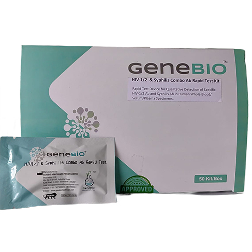 HIV 1-2 And Syphills Combo AB Rapid Test Kit