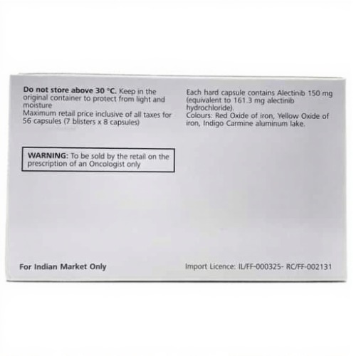 Alecensa 150 Mg Capsule - Recommended For: Doctor