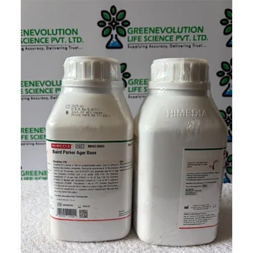 Baird Parker Agar Base - Ar Analytical Grade Powder, 500g White, Ph 7.0-7.2, Lithium Chloride 5.0g, Tryptone 10.000