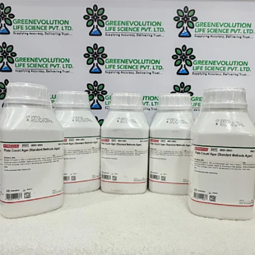 Plate Count Agar M091 - Ar Grade Cream To Yellow Powder, 500g Plastic Bottle | Medium Gel Strength, Ph 6.8-7.2, Microbial Enumeration Medium