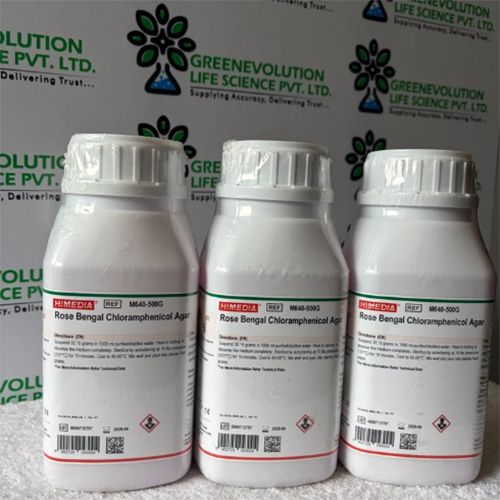 Rose Bengal Chloramphenicol Agar Plates - 500g, Light Yellow to Pink Homogeneous, pH 5.6 ├В┬▒ 0.2