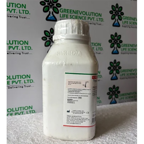 Tryptophan Medium Himedia - Tryptophan 10g, Sodium Chloride 5g, Light Yellow Powder, Clear Amber Solution, 500g Pack