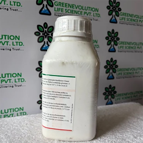Tryptophan Medium Himedia - Tryptophan 10g, Sodium Chloride 5g, Light Yellow Powder, Clear Amber Solution, 500g Pack