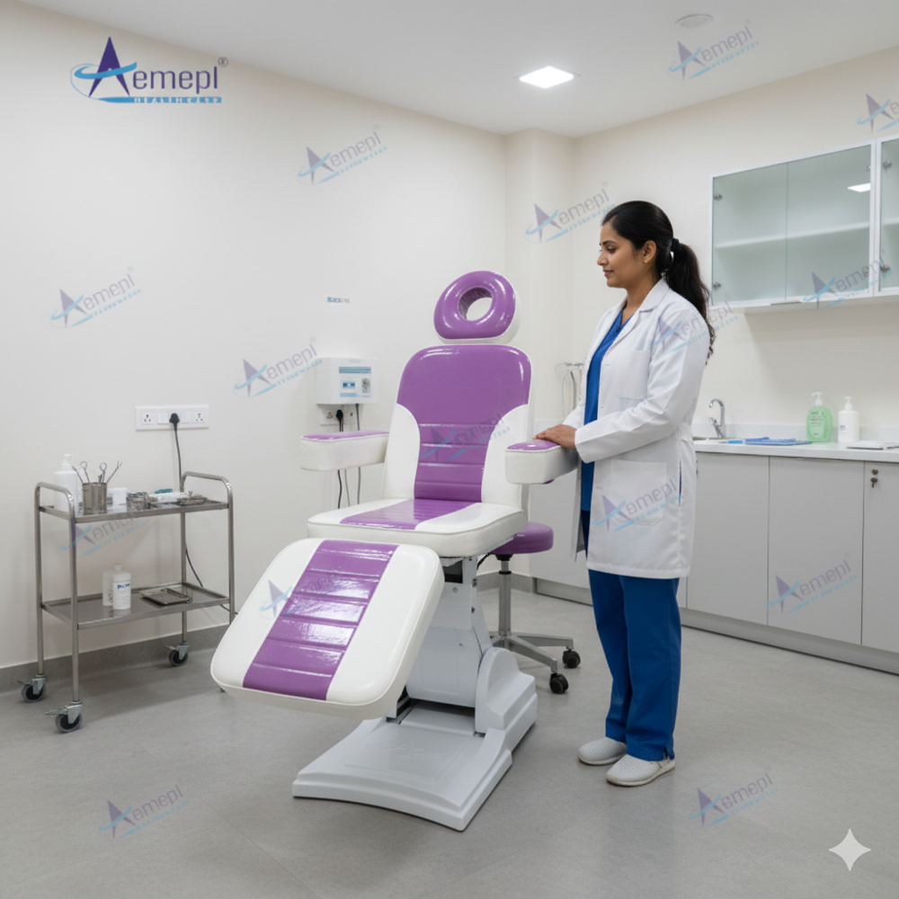 Dermatology chair with lamination