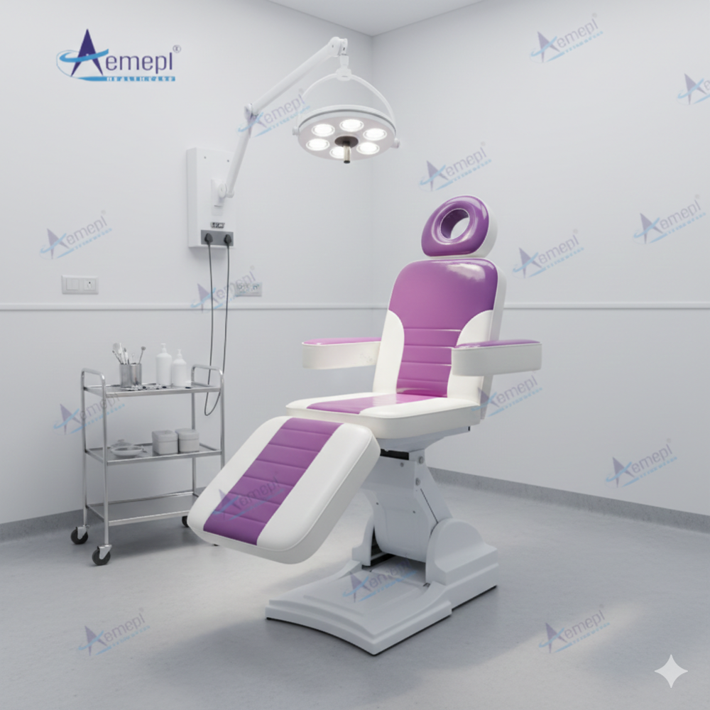 Dermatology chair with lamination