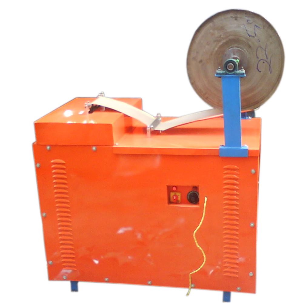 Single Die Paper Plate Making Machine - Color: Orange