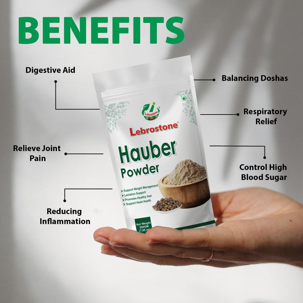 Lebrostone Hauber Powder for Digestion, Weight Management, Liver Health & Blood Purification|200g