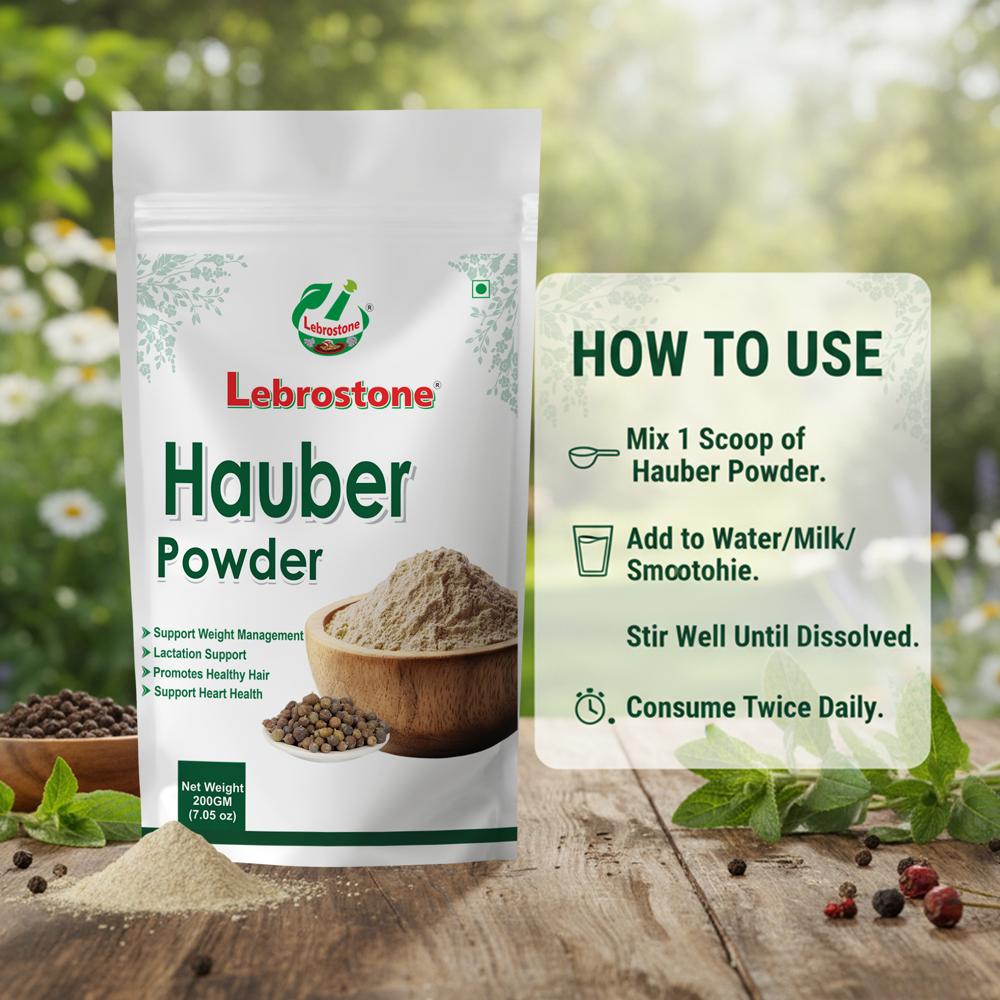 Lebrostone Hauber Powder for Digestion, Weight Management, Liver Health & Blood Purification|200g