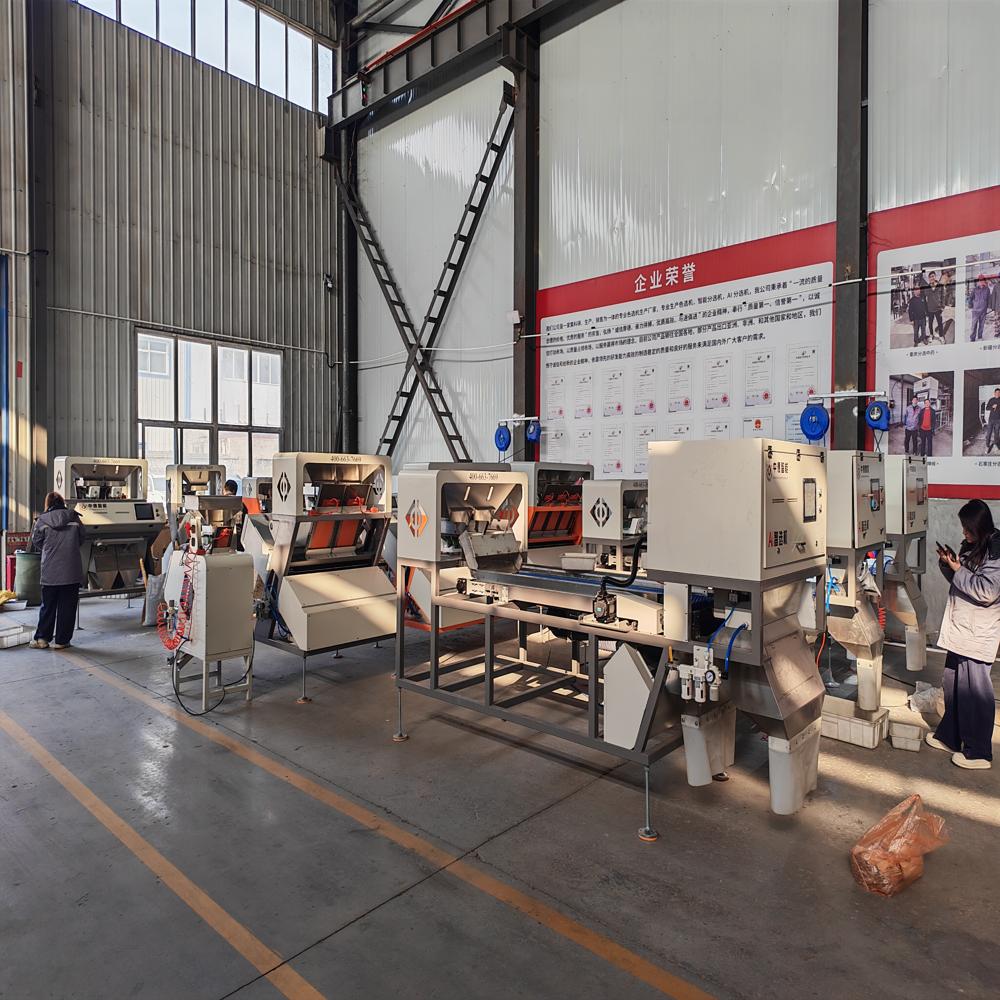 Smart WIFI Cereal Sunflower Seeds Color Sorting Machine AI Color Sorter with Shape Sorter Function Removes Small Stones