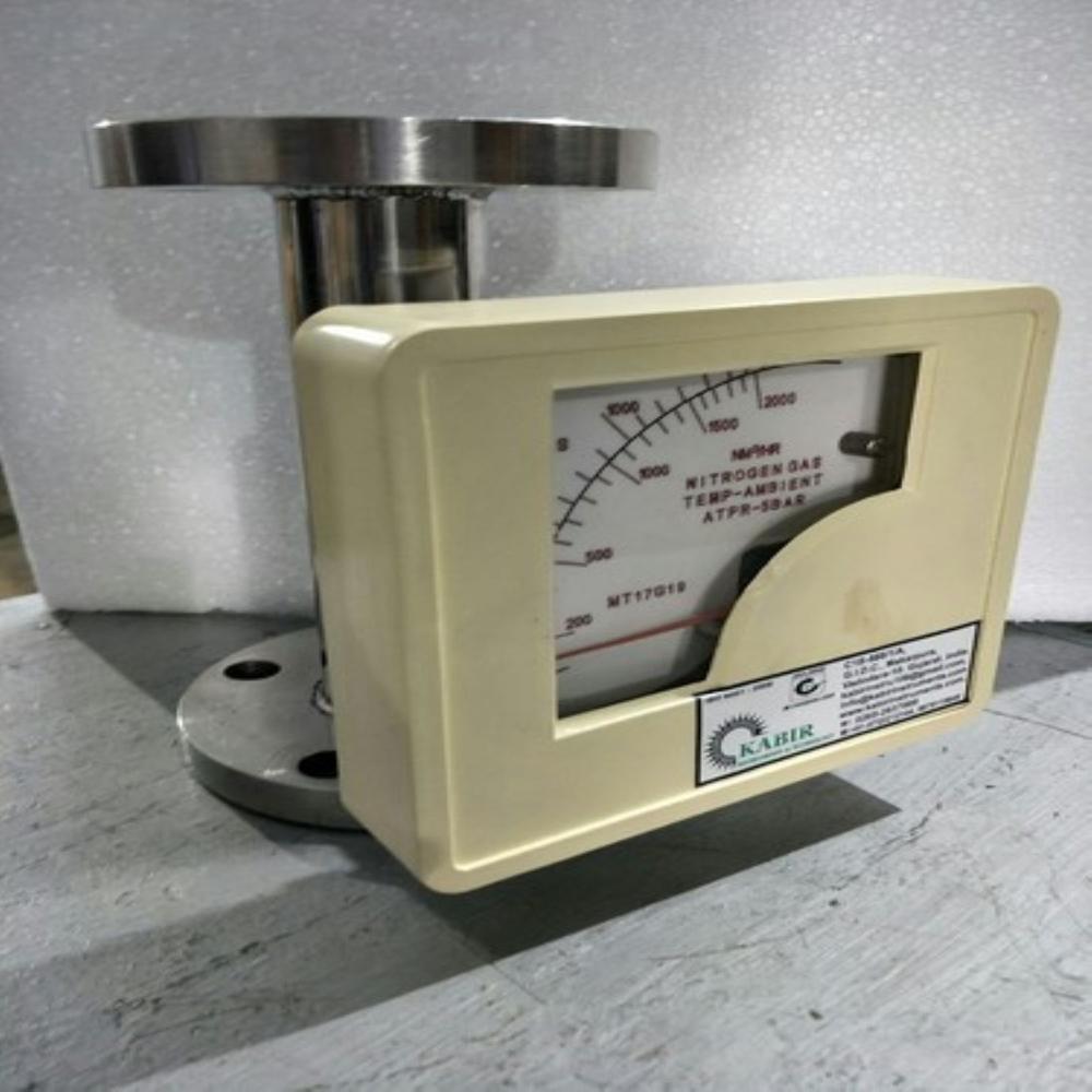 Metal Tube Rotameter - Color: Red Silver