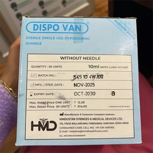 10ml Syringe Without Needle