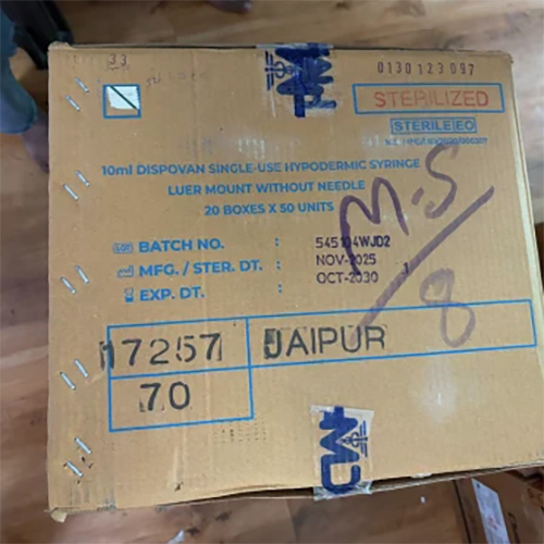 10ml Syringe Without Needle